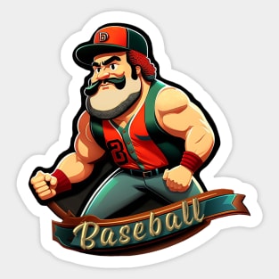 Baseball Design Sticker
